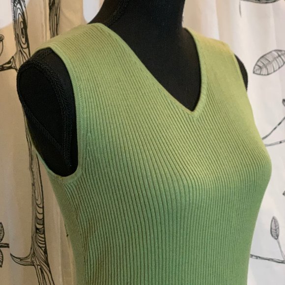 croft & barrow Tops - Croft and Barrow career top, green Sz Small.